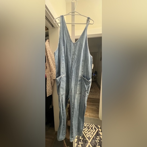 SOLD Free People Denim Jumpsuit NWT - Picture 2 of 2